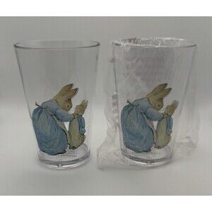 Pottery Barn Kids Peter Rabbit Beatrix Potter Acrylic Cups